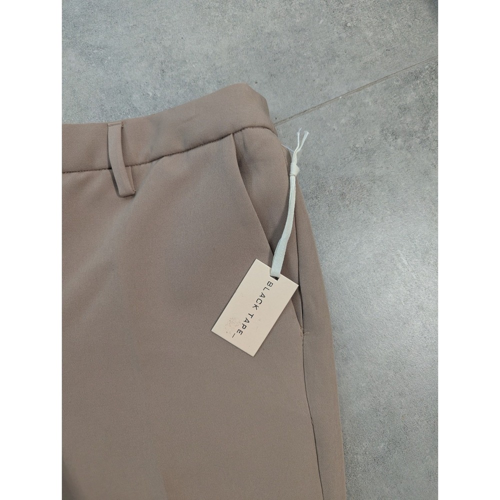 NWT Black Tape Womens Camel Tan Straight Leg Dress Pants Trousers Size S - Picture 3 of 9